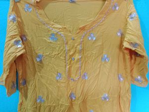 Yellow Kurta XXL Size