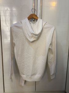 White Hoodie - Casual Comfort