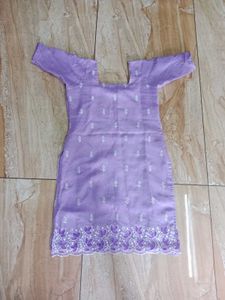 Thread Work Churidar With Long Dupatta
