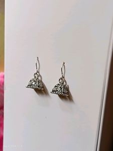 Oxidised Studs And Earrings Combo