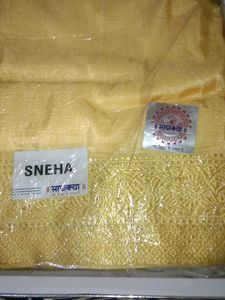 Golden Yellow New With Tag Saree