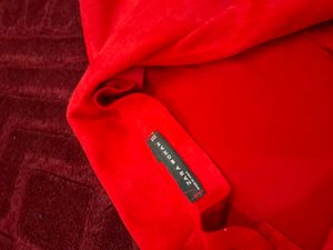 Red Zara woman wollen coat