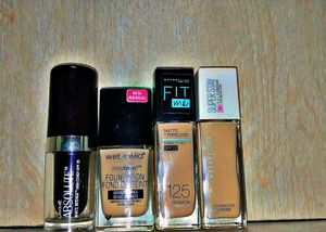4 Foundation+1 Concealer+Serum+Lipstick ❤️