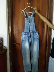 Cute Trendy Denim Dungarees