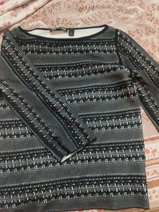 Elegant Black & White Top