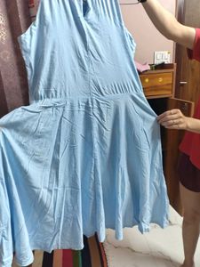 Light Blue Sleeveless Dress