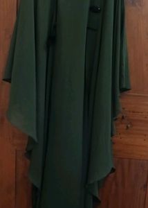 Green Color Abaya