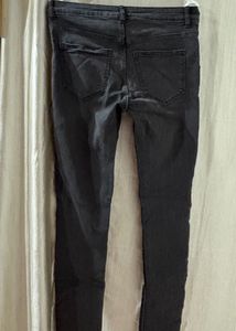 Stylish Gray Denim Jeans