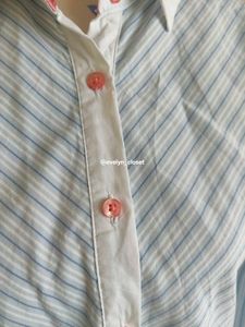 Striped Button-Down Shirt