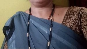 Grey Saree With Blouse