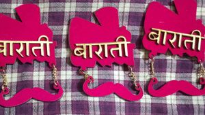 Golden Barati brooches  for ladke Wale