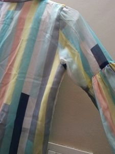 Multi Colour Jeans Top