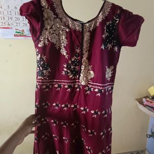 Kurta With Grand Embroidery Work