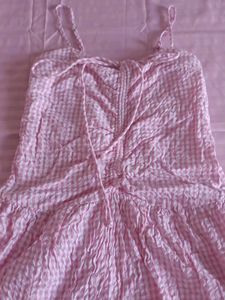 Pink Gingham Sundress