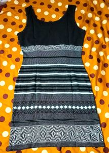 PATTERNED CASUAL DRESS 🖤