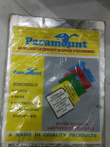 File Leaves Or Sheet Protectors
