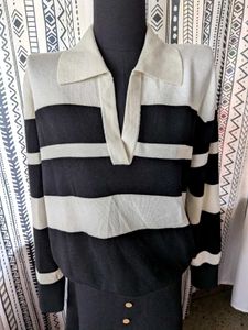 Striped Knit Top