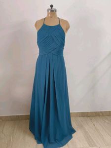 Elegant Teal Maxi Dress
