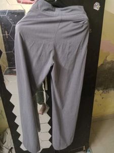 Gray Casual Pants