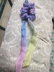 Scrunchies With A Ribbon (Home Made)