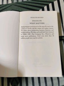 Focus on What Matters