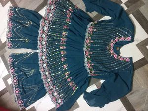 Elegant Kurta Set blue