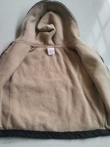 Unisex Fleece Lined Half Jacket