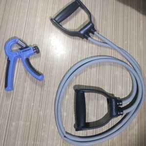 HAND Gripper and Double Band Toning Resistance Tub