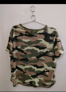 Camouflage T-Shirt &amp; Skirt Set