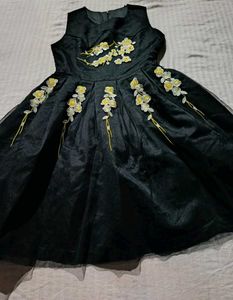 Black Floral Dress