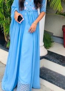 Blue dress