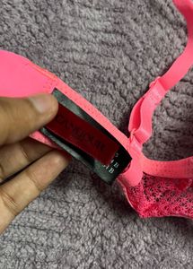 Pink Push-Up Bra