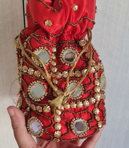 Red Potli Bag