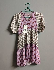 Zara Floral Print Dress