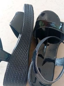 Girls Black Sandals
