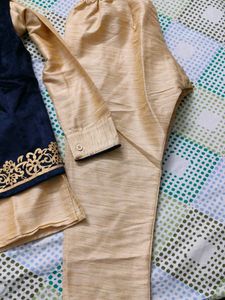 Functional Sherwani Jacket Pajami Set