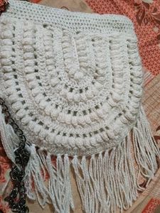 Crochet Crossbody Bag