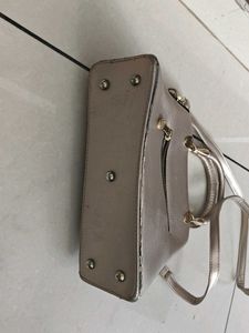 Lady Queen Silver Handbag