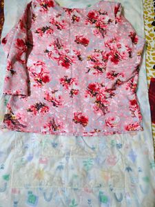 Floral Print Short Top
