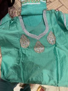 Elegant Embroidered Suit Set