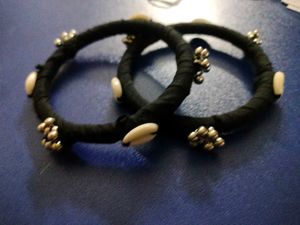 Boho Black Bangle Set