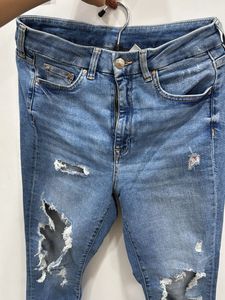 Ripped Denim Jeans