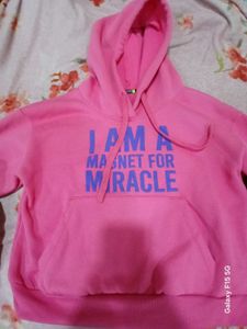 Pink Graphic Hoodie