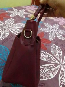 Lubna Purse - Burgundy