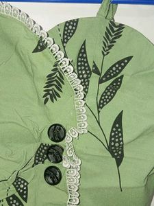 Cute Green Floral pant top and shrug