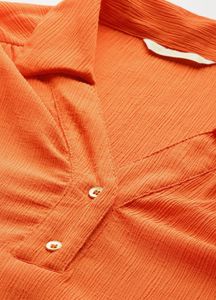 Orange Long Sleeve Top