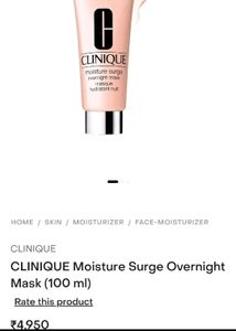 Pack Of 4 Original Clinique Moisture Surge Mask