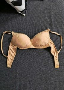 Beige Lightly Padded Bra