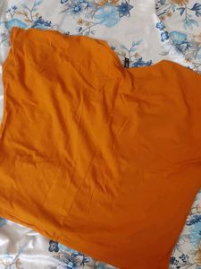 Style Union Solid Ornge Crop Top