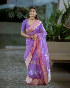 New women banarasi soft silk saree
